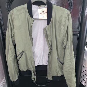 Army  green bomber jacket